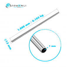 Alüminyum Boru Dış Çap 13mm  Et Kalınlık 1mm